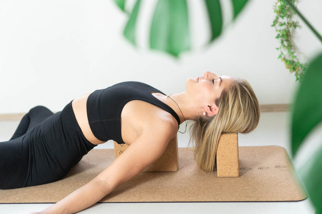 The Best Eco-Friendly Cork Yoga Block Set - Artist Collection